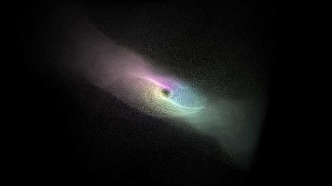 Accretion dist BH raster